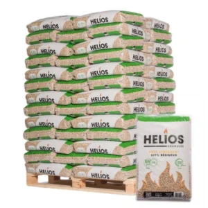 Pellets de madera en 65 sacos de 15 kg