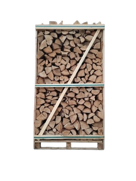 Mélange de bois de chauffage 25 cm – 4 RM (2 palettes XXL)