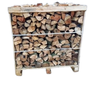 Bois de chauffage mixte 25 cm – 1,2 RM (4 mini-palettes)