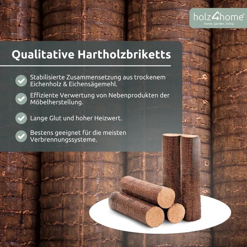 Briquettes de bois dur palette de 960 kg – Image 2