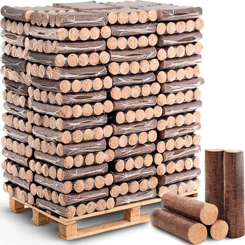 Briquettes de bois dur palette de 960 kg