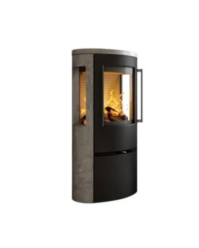 Poêle à bois TermaTech TT23RGS – stéatite, 5,6 kW